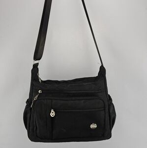 Mintegra Multifunction Shoulder/Crossbody/Travel Nylon Bag Black